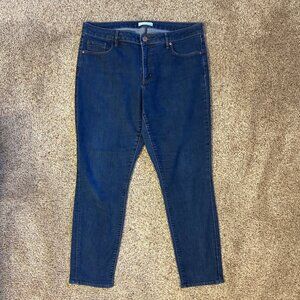 LOFT Jeans Curvy Skinny Slim Pockets Style Women's Size 32/14